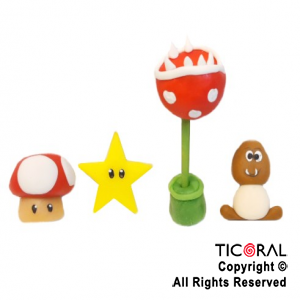 ADORNO SET DE MARIO BROS A. PORCELANA FRIA x 1